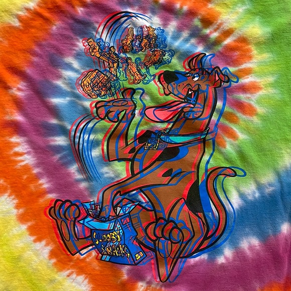 Scooby Doo Other - Scooby Doo Psychedelic Vintage Style Tie-Dye T-Shirt Size XL